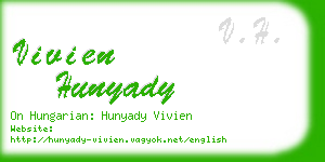 vivien hunyady business card